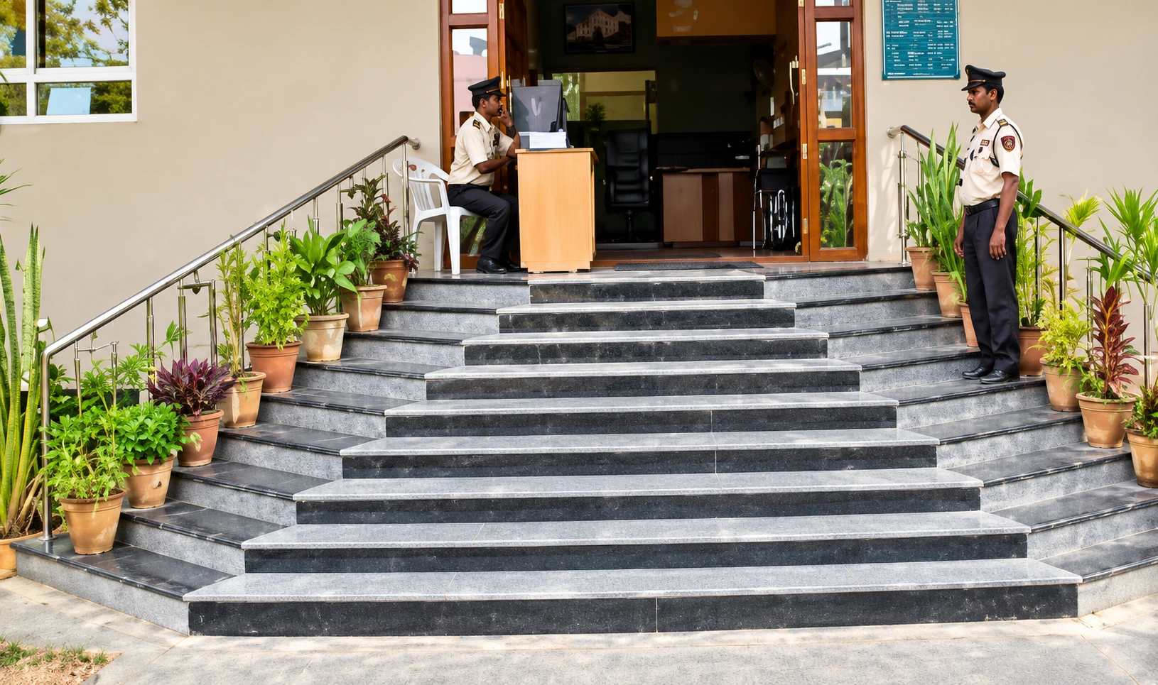 Entrance to the MVJ campus