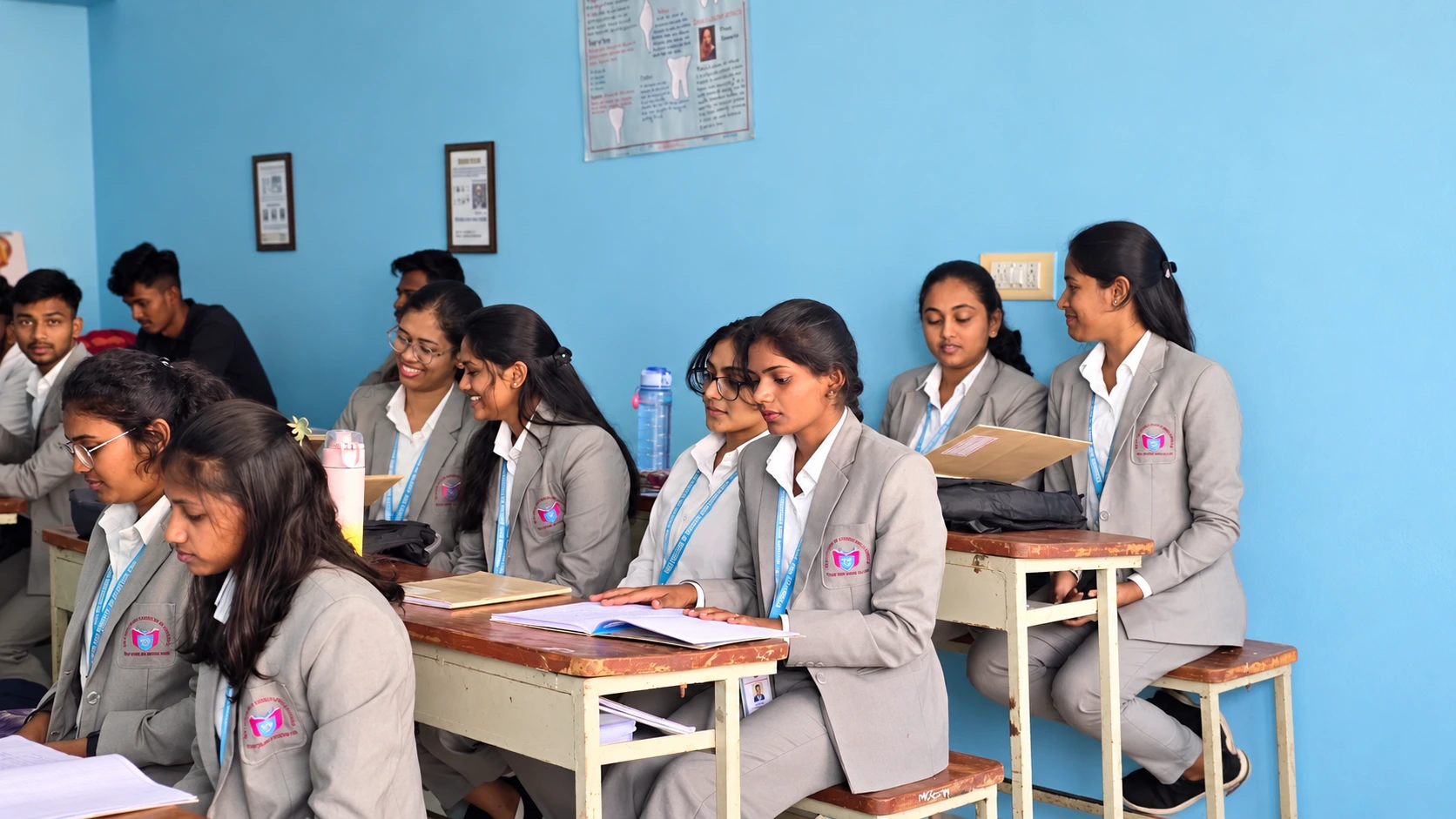MVJ students learning in the classroom